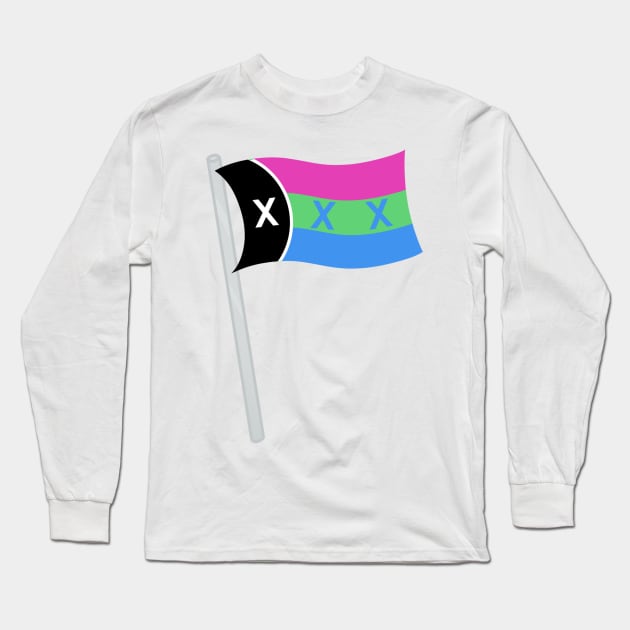 L'Manberg Pride - Polyromantic Long Sleeve T-Shirt by WhiteRabbitWeirdo